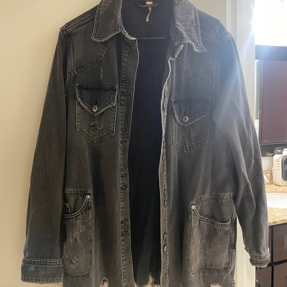 Free people denim jacket